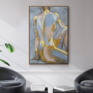 Grey Maiden II - Framed Premium Gallery Wrapped Canvas L Frame - Ready to Hang