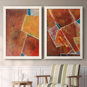 Primary Connection I - Barnwood Framed Canvas Set