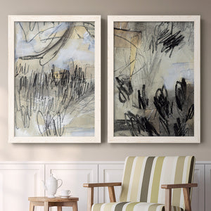 Masked Notes III - Premium Framed Canvas 2 Piece Set - Ready to Hang