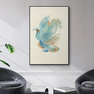 Betta I - Framed Premium Gallery Wrapped Canvas L Frame - Ready to Hang