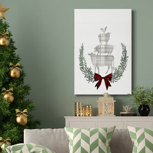 Yuletide Animals II - Gallery Wrapped Canvas