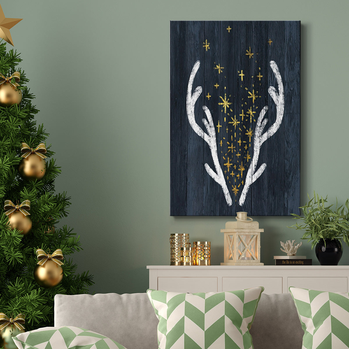 Antlers & Magic - Gallery Wrapped Canvas
