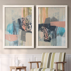 Reductive I - Barnwood Framed Canvas Set