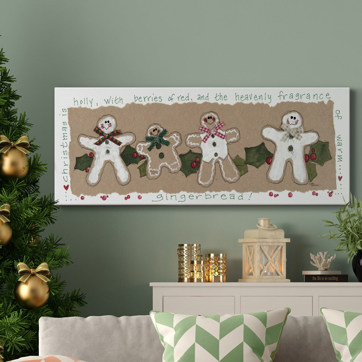 Ginger Friends Premium Gallery Wrapped Canvas - Ready to Hang