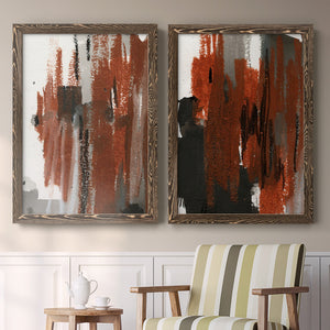 Loft Pastel V - Barnwood Framed Canvas Set