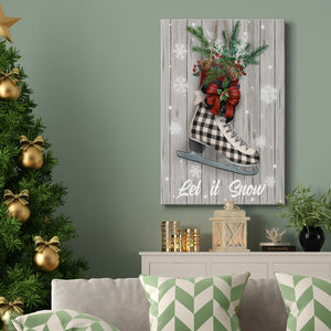 Christmas Skates - Gallery Wrapped Canvas