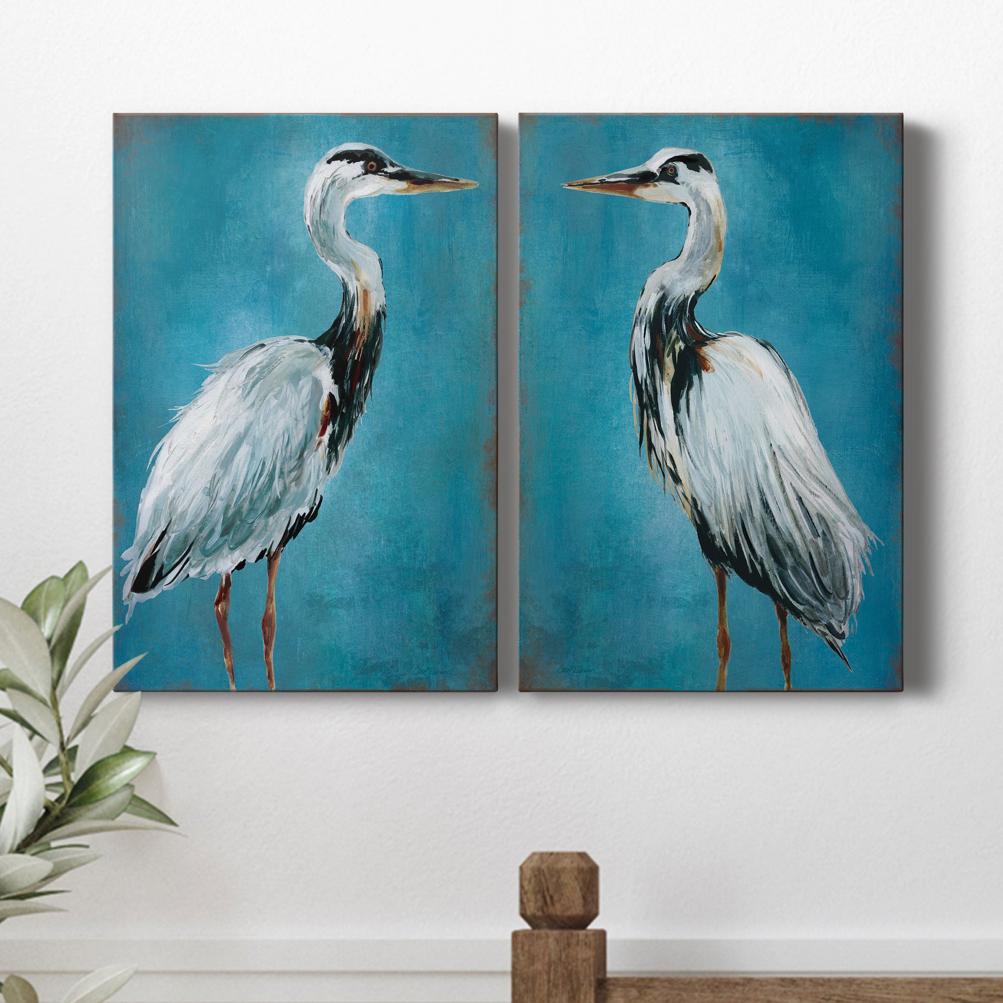 Great Blue Heron I Premium Gallery Wrapped Canvas - Ready to Hang