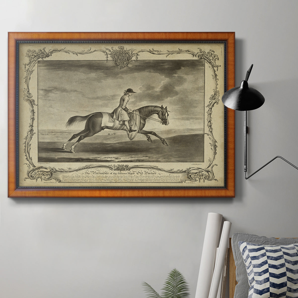 Distinguished Horses I Premium Framed Canvas- Ready to Hang