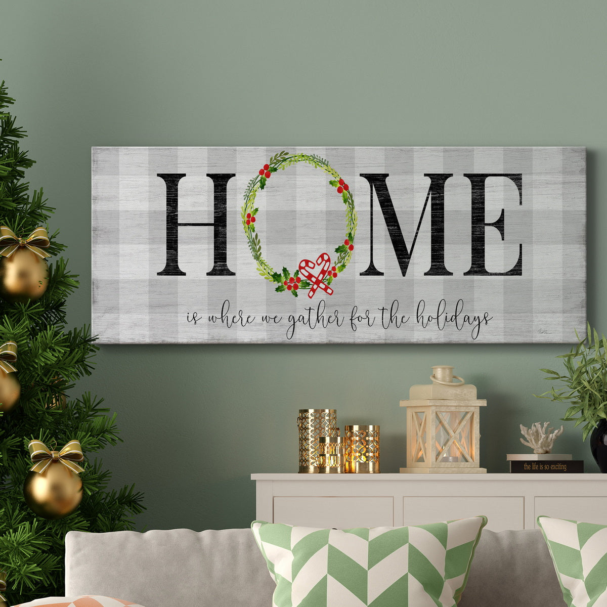 Gather for the Holidays Premium Gallery Wrapped Canvas - Ready to Hang