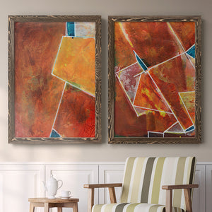 Primary Connection I - Barnwood Framed Canvas Set
