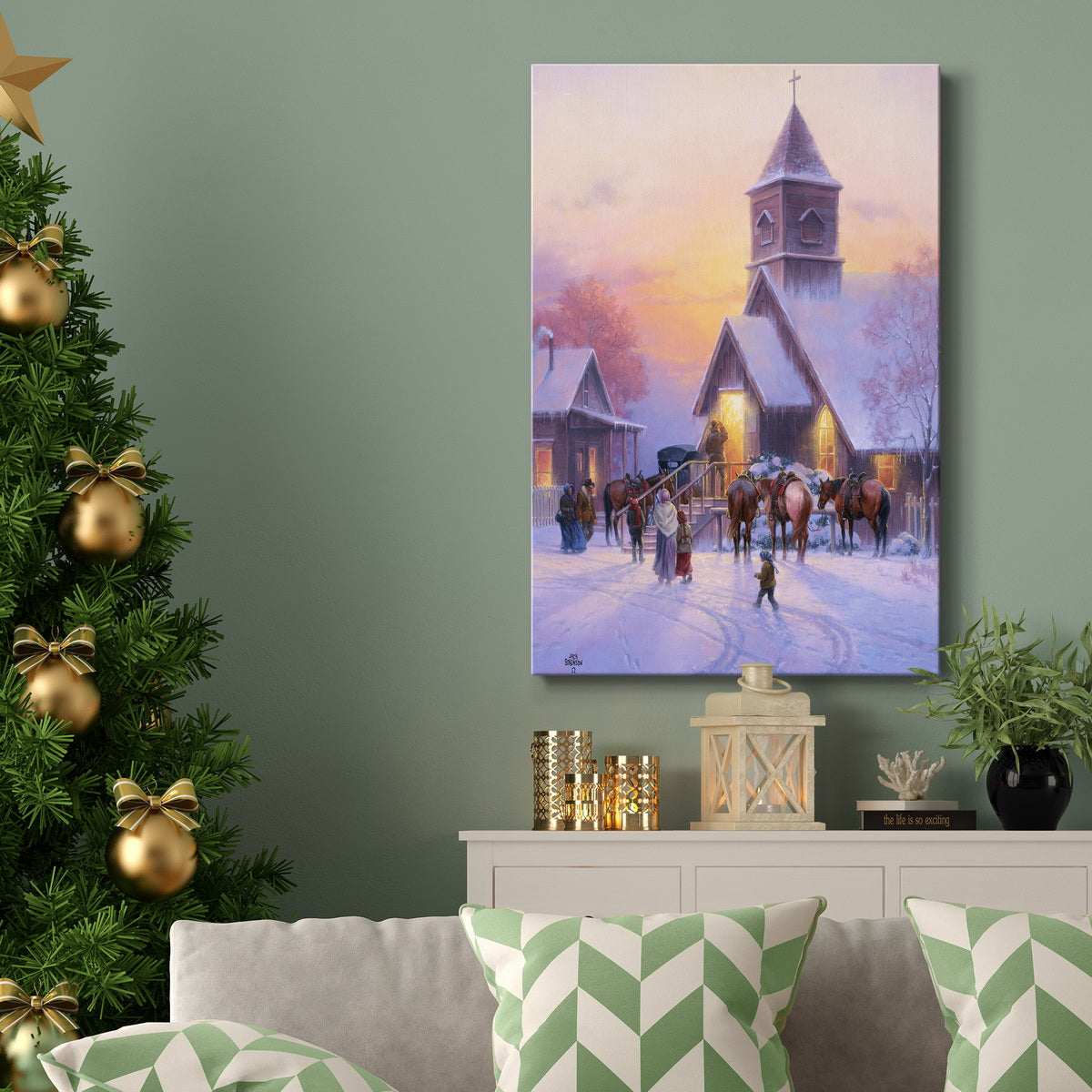 Sunday Service Premium Gallery Wrapped Canvas - Ready to Hang