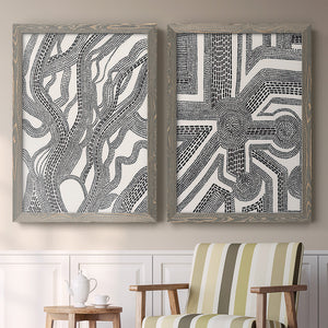 Dots and Dashes I - Premium Framed Canvas - Ready to Hang
