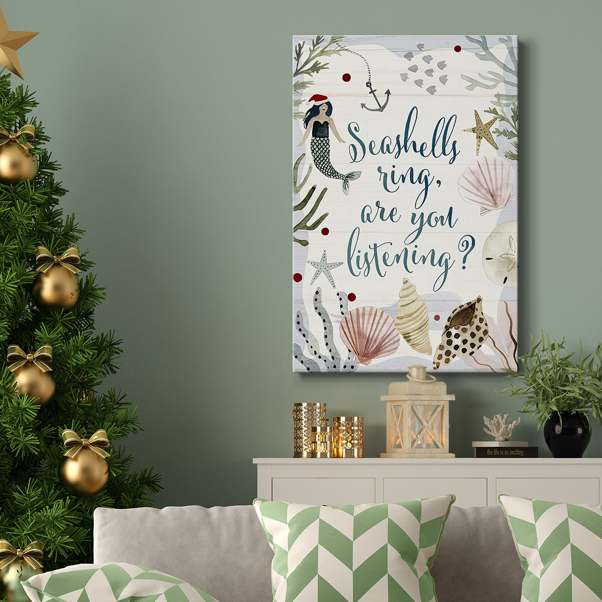 Sun-kissed Christmas Collection B - Gallery Wrapped Canvas
