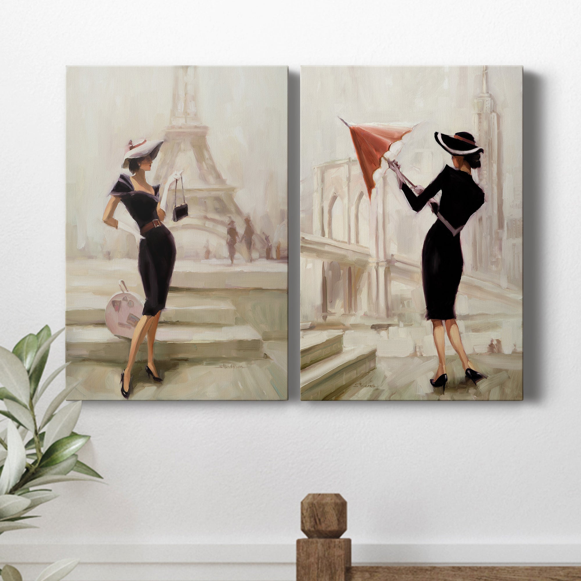 Love, From Paris Premium Gallery Wrapped Canvas - Ready to Hang