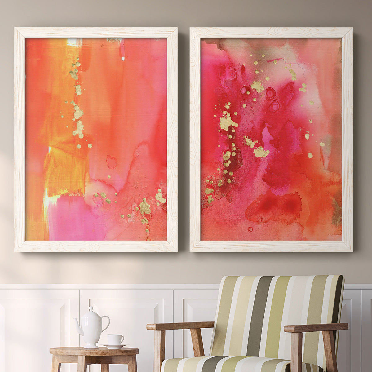 Mythological III - Premium Framed Canvas 2 Piece Set - Ready to Hang