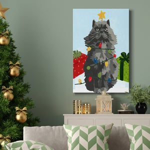 Meowy Hissmas I Premium Gallery Wrapped Canvas - Ready to Hang