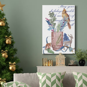Warm Wishes Collection B Premium Gallery Wrapped Canvas - Ready to Hang