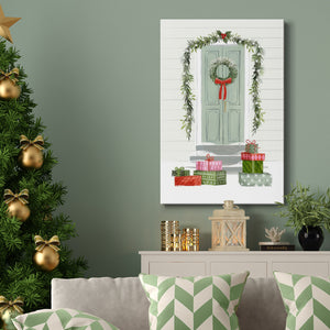 Festive Front Door Collection B - Gallery Wrapped Canvas