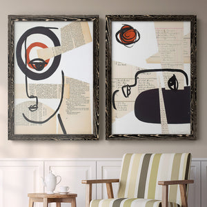 Faces of A Century I - Barnwood Framed Canvas Set