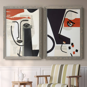 Faces of A Century V - Barnwood Framed Canvas Set