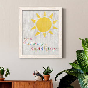 You are my Sunshine - Premium Canvas Framed in Barnwood - Ready to Hang