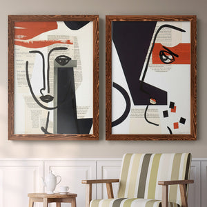 Faces of A Century V - Barnwood Framed Canvas Set
