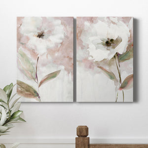 Summer Bloom I Premium Gallery Wrapped Canvas - Ready to Hang - Set of 2 - 8 x 12 Each