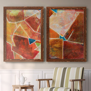 Primary Connection VII - Barnwood Framed Canvas Set
