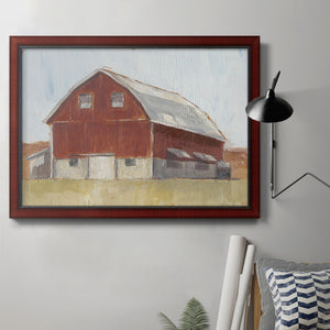 Rustic Red Barn II Premium Framed Canvas- Ready to Hang