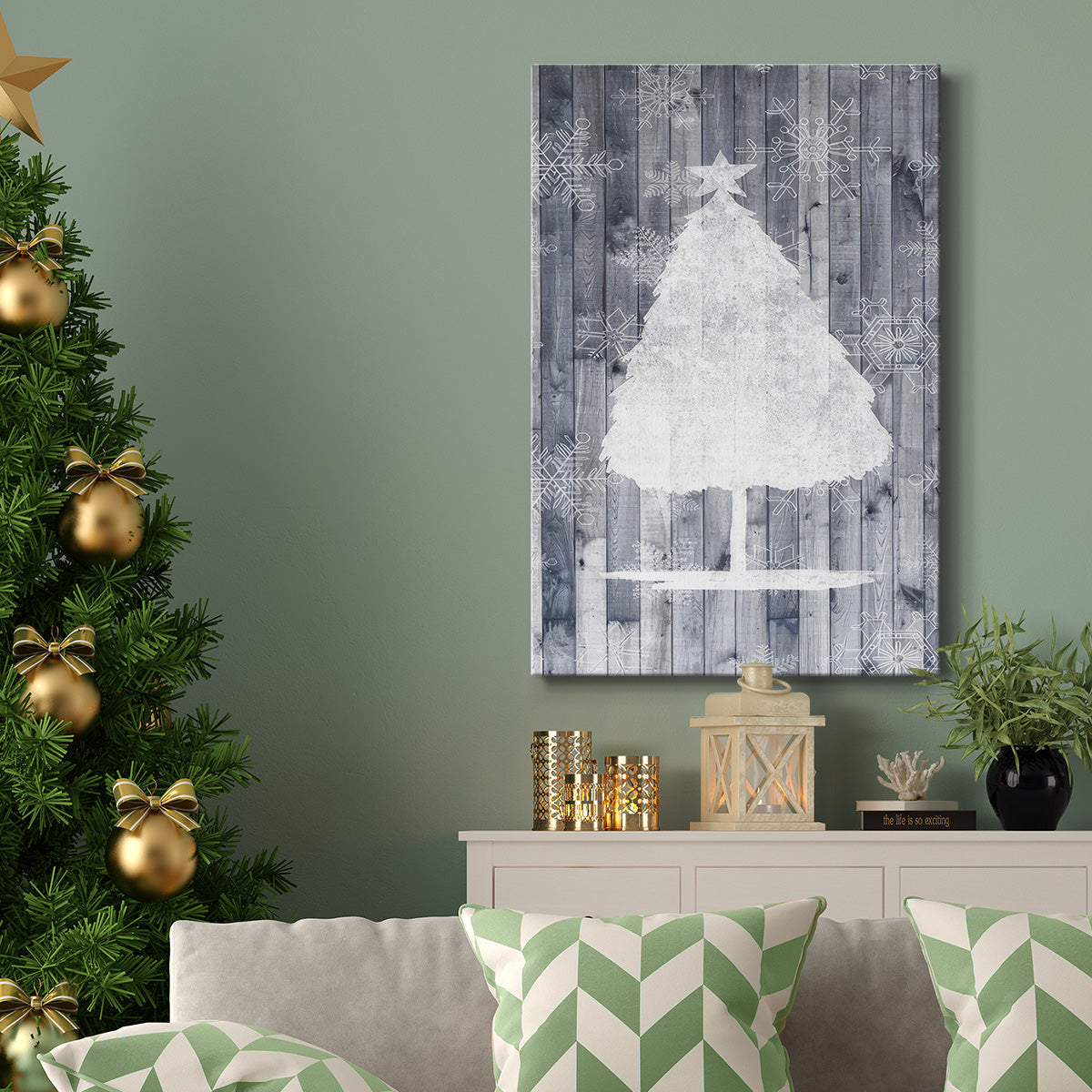 Sophisticated Christmas Collection B - Gallery Wrapped Canvas