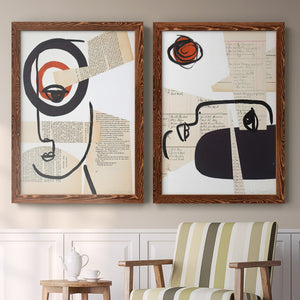 Faces of A Century I - Barnwood Framed Canvas Set