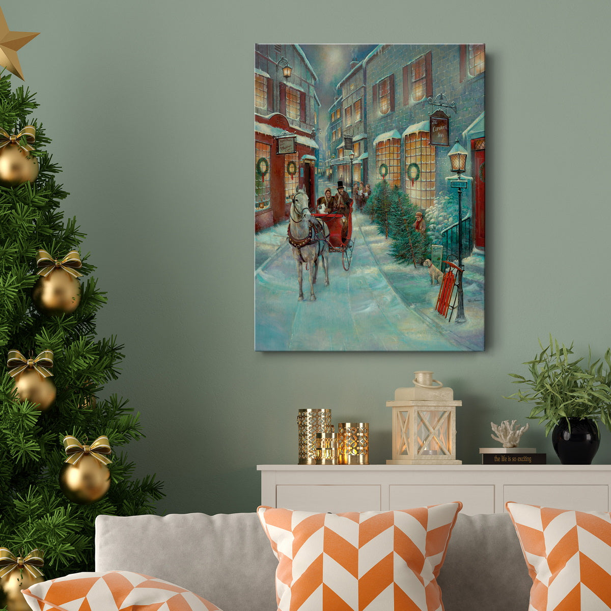 Christmas Memories Premium Gallery Wrapped Canvas - Ready to Hang