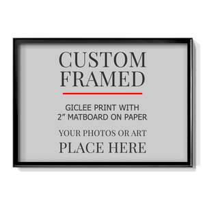Modern Custom Framed Canvas