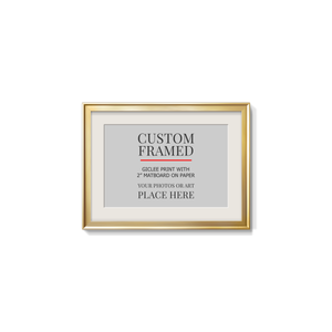 Modern Custom Framed Paper