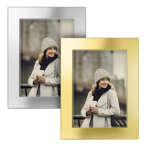 Gold and Silver Picture Frame