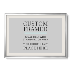 Modern Custom Framed Paper