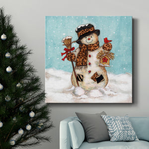 Snowman-Premium Gallery Wrapped Canvas - Ready to Hang
