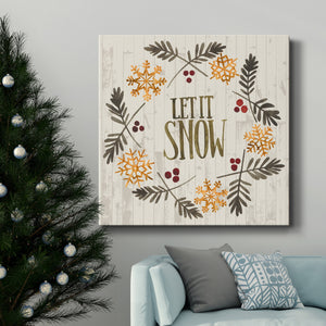 Rustic Christmas VI-Premium Gallery Wrapped Canvas - Ready to Hang