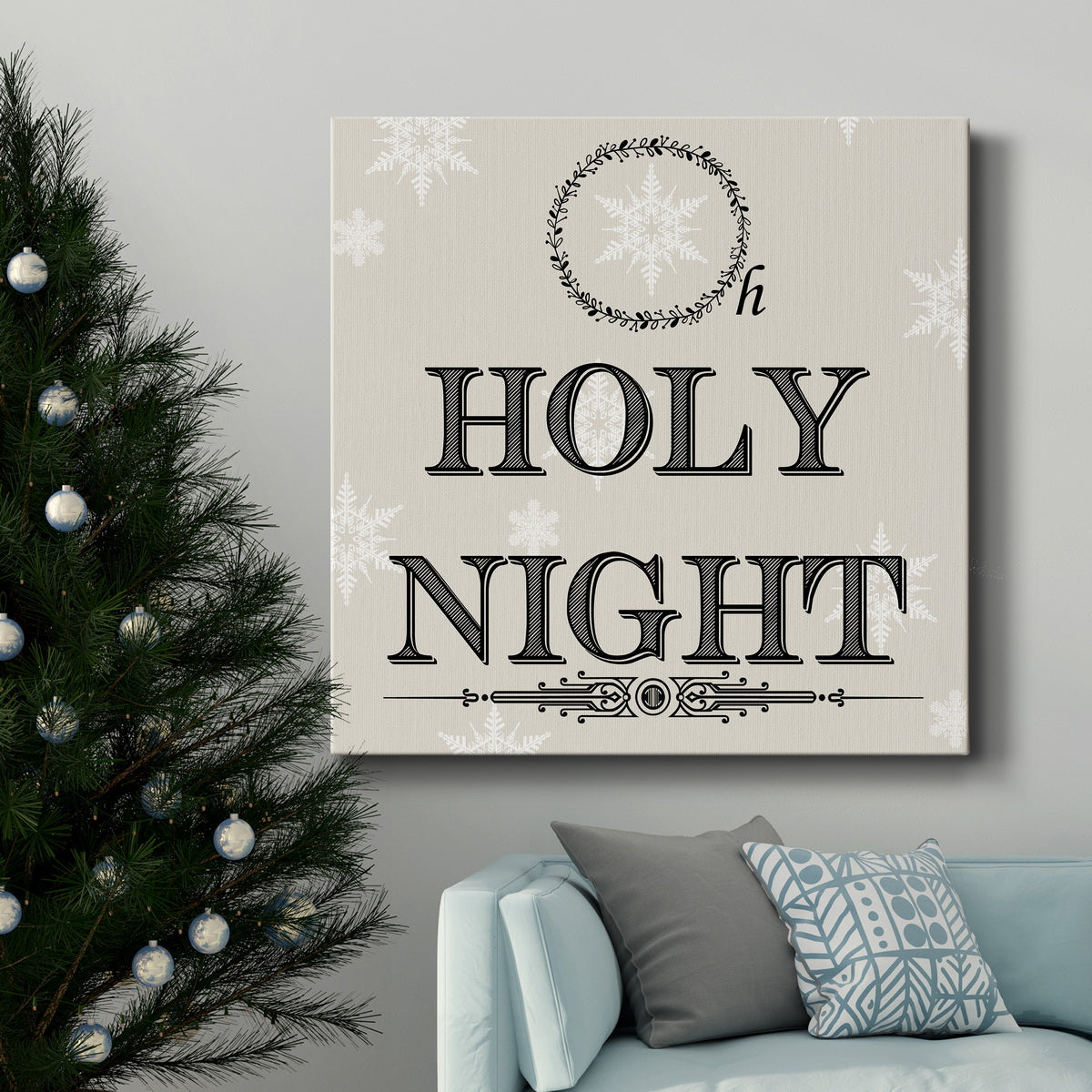 Oh Holy Night-Premium Gallery Wrapped Canvas - Ready to Hang