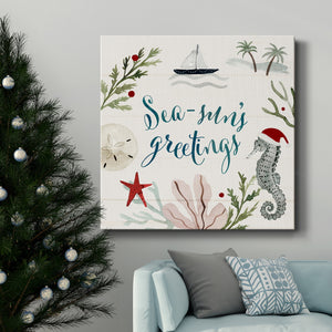 Sun-kissed Christmas IV-Premium Gallery Wrapped Canvas - Ready to Hang