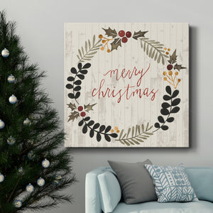 Rustic Christmas III-Premium Gallery Wrapped Canvas - Ready to Hang