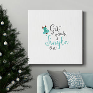 Jingle On-Premium Gallery Wrapped Canvas - Ready to Hang