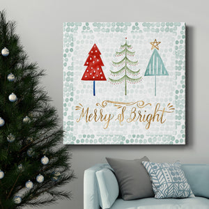 Christmas Tree Whimsy III-Premium Gallery Wrapped Canvas - Ready to Hang