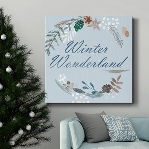 Snowy Christmas III-Premium Gallery Wrapped Canvas - Ready to Hang