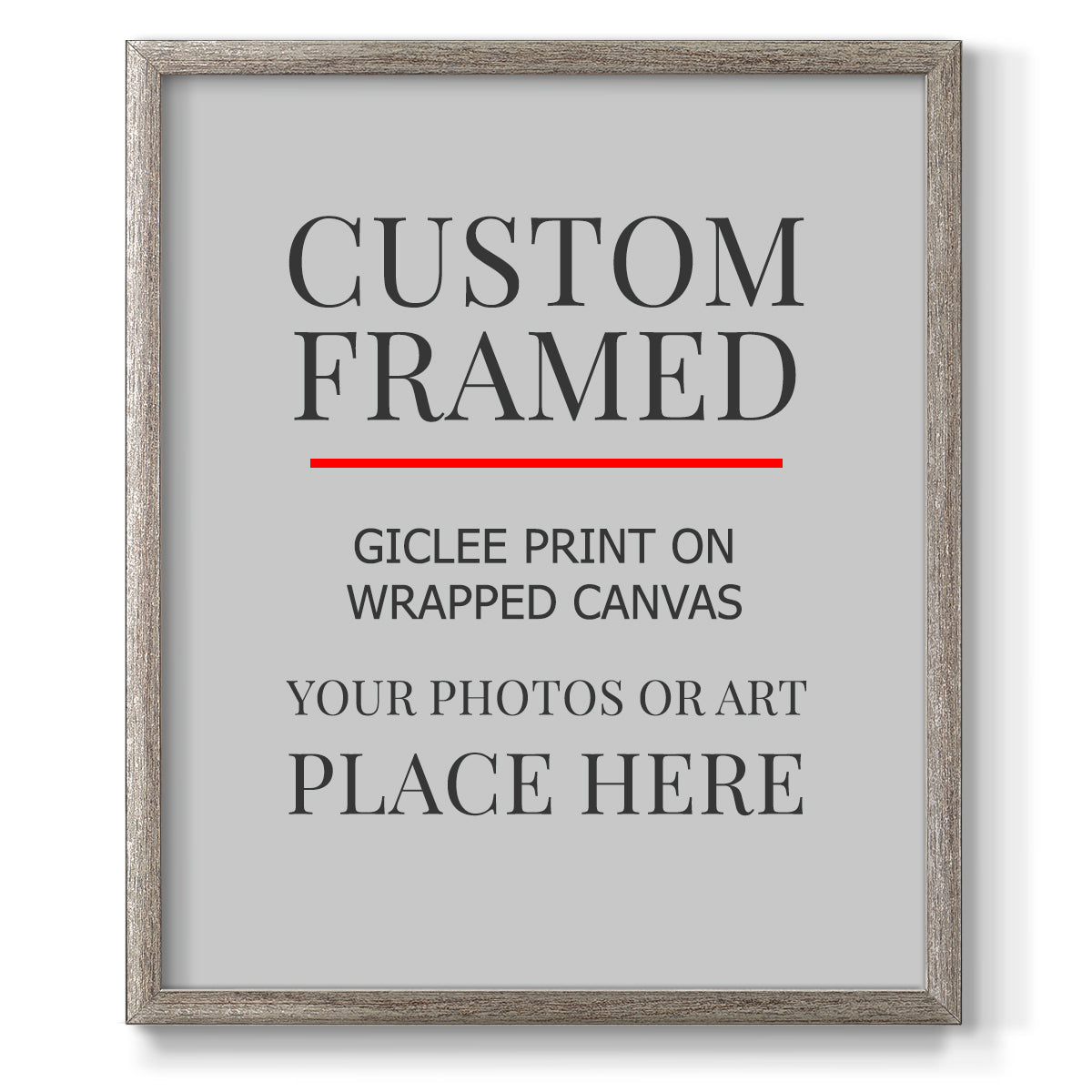 Custom Thin Modern Frame Canvas