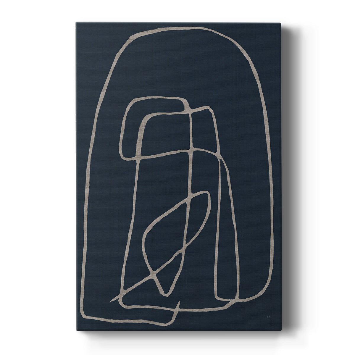 Shapes and Night Sky I - Canvas Art Print