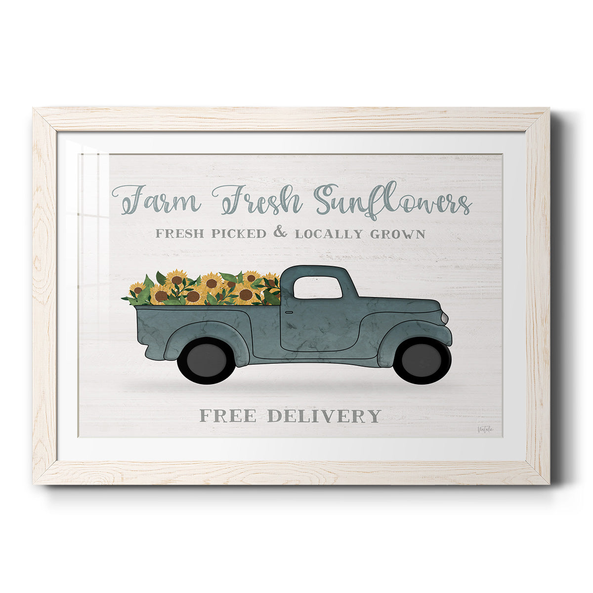 Farmers Market Truck-Premium Framed Print - Ready to Hang