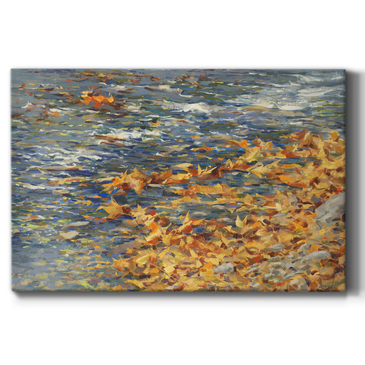 Autumn Creek Premium Gallery Wrapped Canvas - Ready to Hang