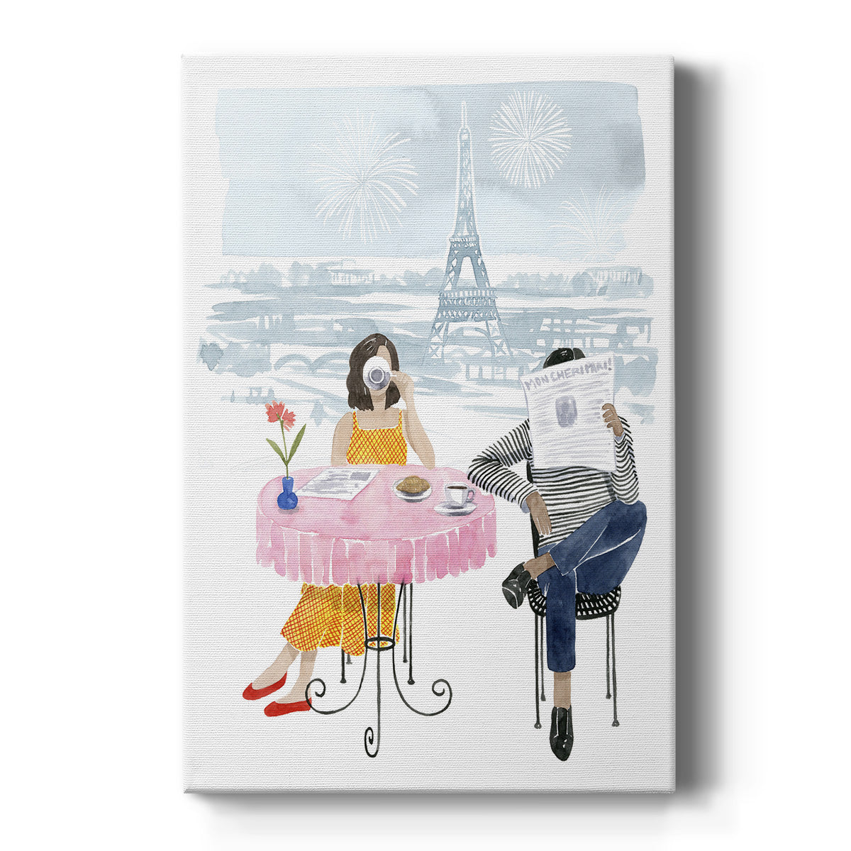 Paris in Love II - Canvas Art Print