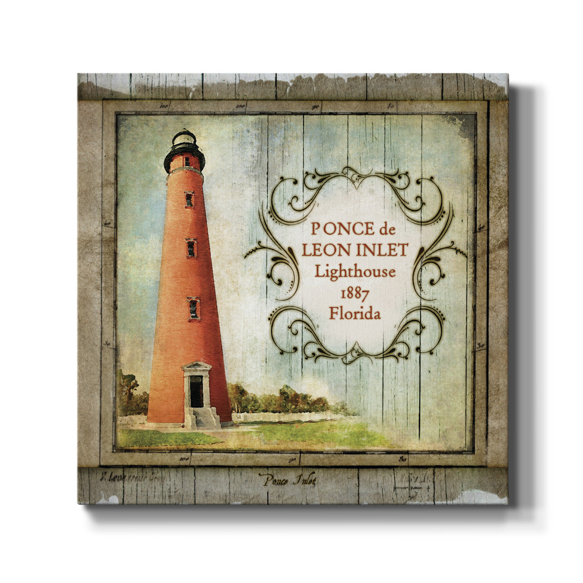 Florida Lighthouse VIII-Premium Gallery Wrapped Canvas - Ready to Hang